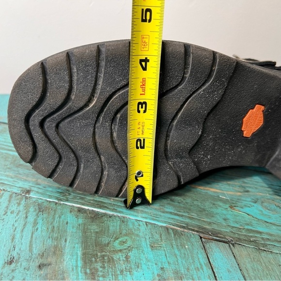 Harley Davidson Riding Biker Boots Size 10 - Picture 10 of 11